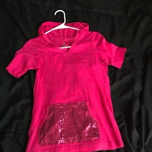 Never worn pink hoodie